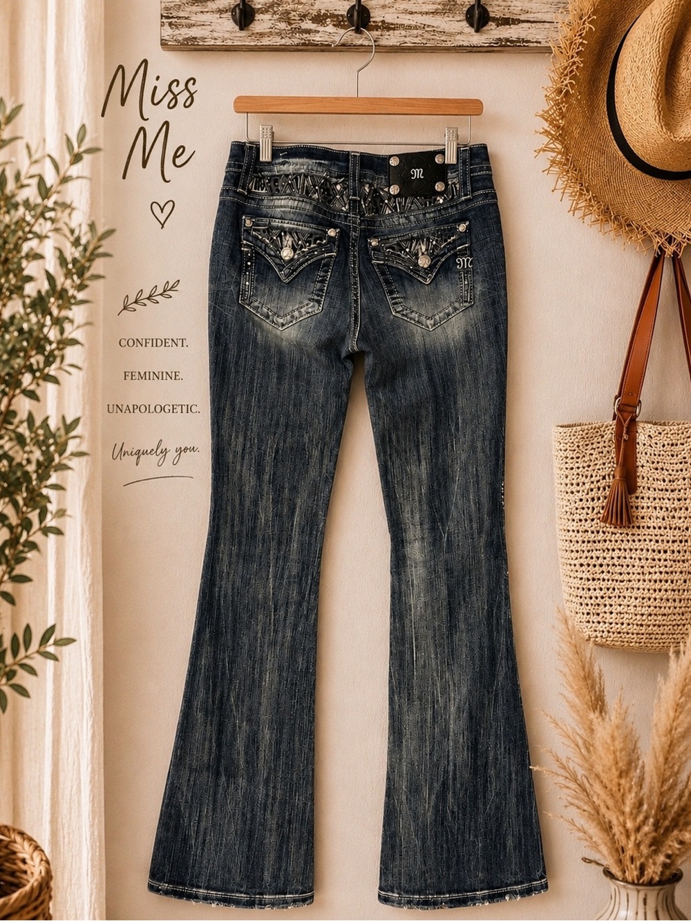 Miss Me Jeans 26x34 Like New Never Worn Bootcut Flare Denim ✨